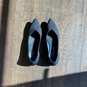 Rothy's Women's Black and Blue Flats